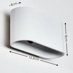 hofstein Applique murale Dapp Blanc, 1 lumière* Appliques