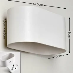 hofstein Applique murale Dapp Blanc, 1 lumière* Appliques