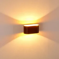 Lampes Dorées-hofstein Applique murale Dapp Noir doré, 1 lumière