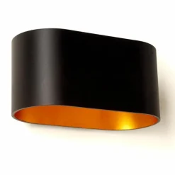 Lampes Dorées-hofstein Applique murale Dapp Noir doré, 1 lumière