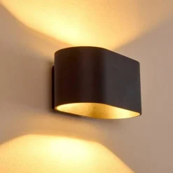 hofstein Applique murale Dapp Noir, 1 lumière* Appliques