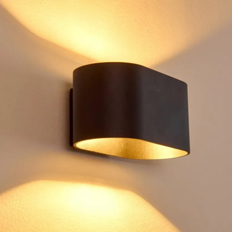 hofstein Applique murale Dapp Noir, 1 lumière* Appliques