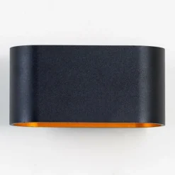 Lampe Turque-hofstein Applique murale Dapp Or, Noir, 1 lumière