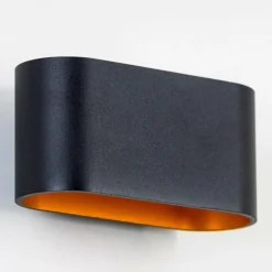 Lampe Turque-hofstein Applique murale Dapp Or, Noir, 1 lumière