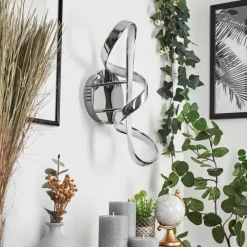 hofstein Applique murale Dauntey LED Chrome, Blanc, 1 lumière