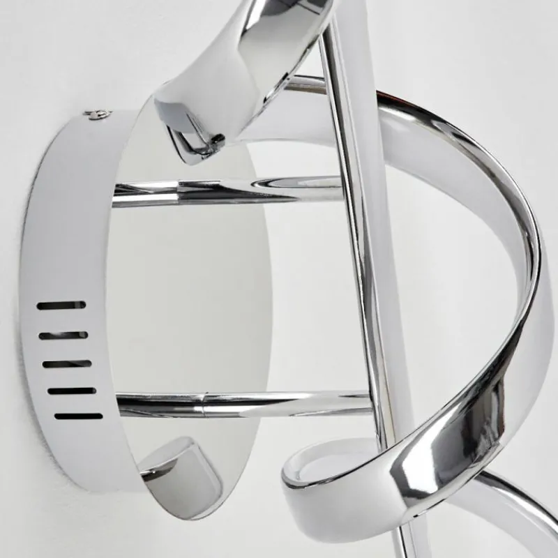 hofstein Applique murale Dauntey LED Chrome, Blanc, 1 lumière