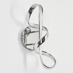 hofstein Applique murale Dauntey LED Chrome, Blanc, 1 lumière