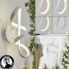hofstein Applique murale Dauntey LED Blanc, 1 lumière