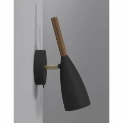 Luminaires Scandinaves-Design For The People by Nordlux Applique murale Pure Bois foncé, Noir, 1 lumière