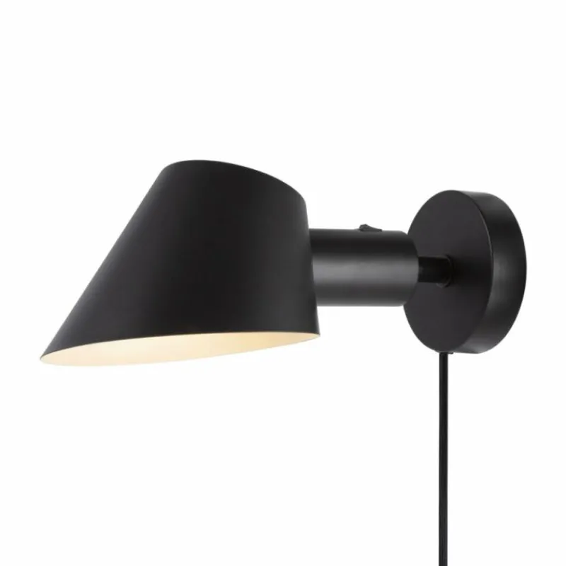Luminaires Scandinaves-Design For The People by Nordlux Applique murale STAY Noir, 1 lumière