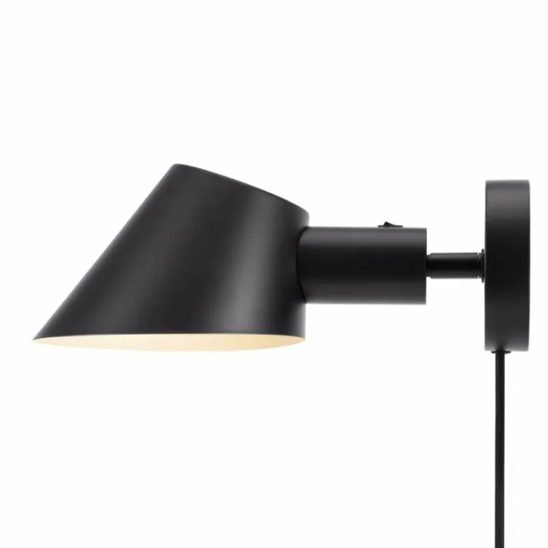 Luminaires Scandinaves-Design For The People by Nordlux Applique murale STAY Noir, 1 lumière