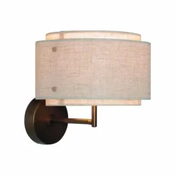 Lampes En Tissu-Design For The People by Nordlux Applique murale TAKAI Vieux laiton, 1 lumière