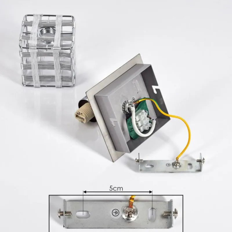 hofstein Applique murale Desrue Chrome, Argenté, 1 lumière