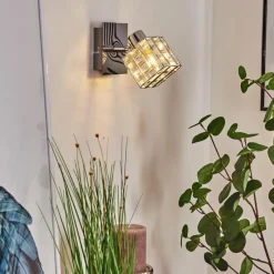 hofstein Applique murale Desrue Chrome, Argenté, 1 lumière