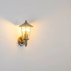 hofstein Applique murale d'extérieur Moskau Acier inoxydable, 1 lumière