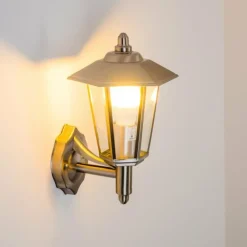 hofstein Applique murale d'extérieur Moskau Acier inoxydable, 1 lumière