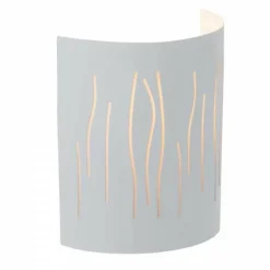 Luminaires Brilliant Applique murale d'extérieur Brilliant Leuchten Kinley Blanc, 1 lumière* Appliques