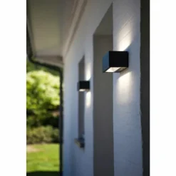 Luminaires Lutec Applique murale d'extérieur LED Lutec Anthracite, 1 lumière