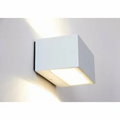 Luminaires Lutec Applique murale d'extérieur LED Lutec Blanc, 1 lumière