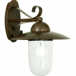 Luminaires Eglo Applique murale d'extérieur Eglo MILTON Brun foncé, 1 lumière