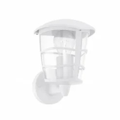 Luminaires Eglo Applique murale d'extérieur Eglo ALORIA Blanc, 1 lumière