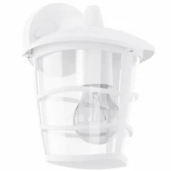 Lampes Vintages & Rétros-Luminaires Eglo Applique murale d'extérieur Eglo ALORIA Blanc, 1 lumière