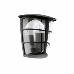 Lampes Vintages & Rétros-Luminaires Eglo Applique murale d'extérieur Eglo ALORIA Noir, 1 lumière