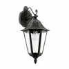 Luminaires Rustiques-Luminaires Eglo Applique murale d'extérieur Eglo NAVEDO Noir, 1 lumière