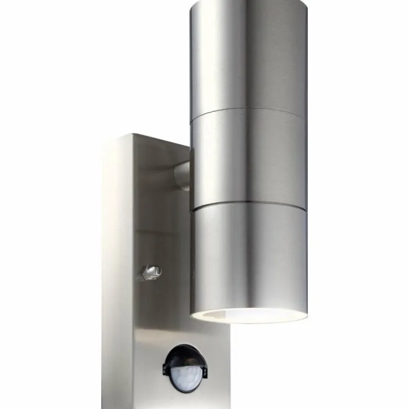 Luminaires Globo Lighting Applique murale d'extérieur Globo Clair, 2 lumières, Détecteur de mouvement