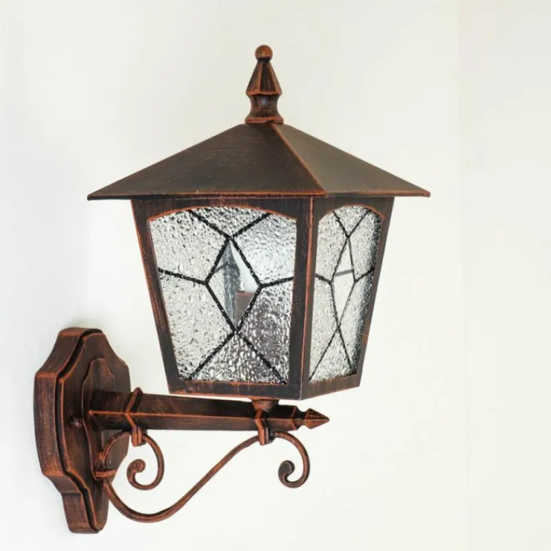 hofstein Applique murale d'extérieur TOK Brun, Rouille, 1 lumière