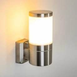 hofstein Applique murale d'extérieur TOLSONA Acier inoxydable, 1 lumière