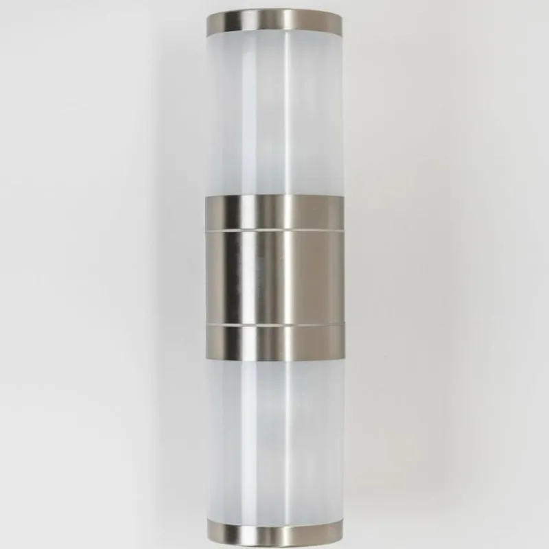 hofstein Applique murale d'extérieur TOLSONA Acier inoxydable, 2 lumières