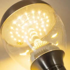 hofstein Applique murale d'extérieur CORDOVA LED Acier inoxydable, 1 lumière