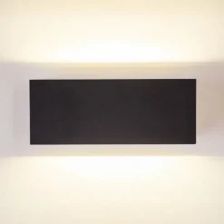 hofstein Applique murale d'extérieur GEMINI LED Anthracite, 1 lumière