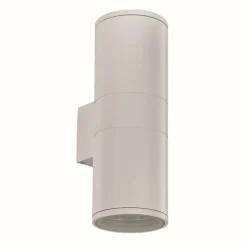 Luminaires Ideallux Applique murale d'extérieur Ideal Lux GUN Blanc, 2 lumières