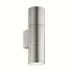 Luminaires Ideallux Applique murale d'extérieur Ideal Lux GUN Aluminium, 2 lumières