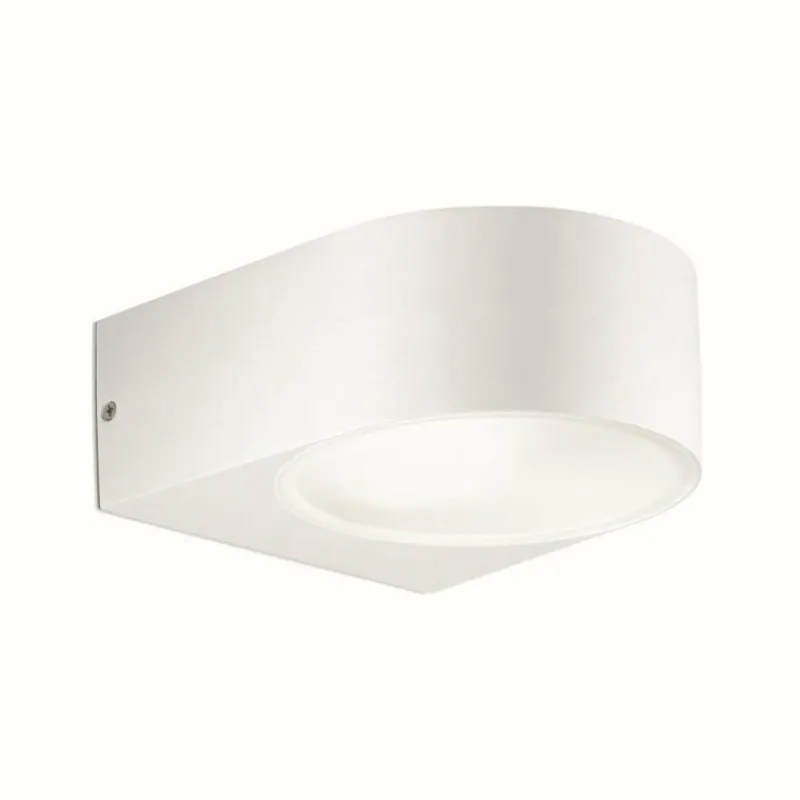 Luminaires Ideallux Applique murale d'extérieur Ideal Lux IKO Blanc, 1 lumière