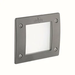 Luminaires Ideallux Applique murale d'extérieur Ideal Lux LETI Gris, 1 lumière