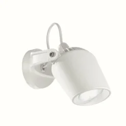 Luminaires Ideallux Applique murale d'extérieur Ideal Lux MINITOMMY Blanc, 1 lumière