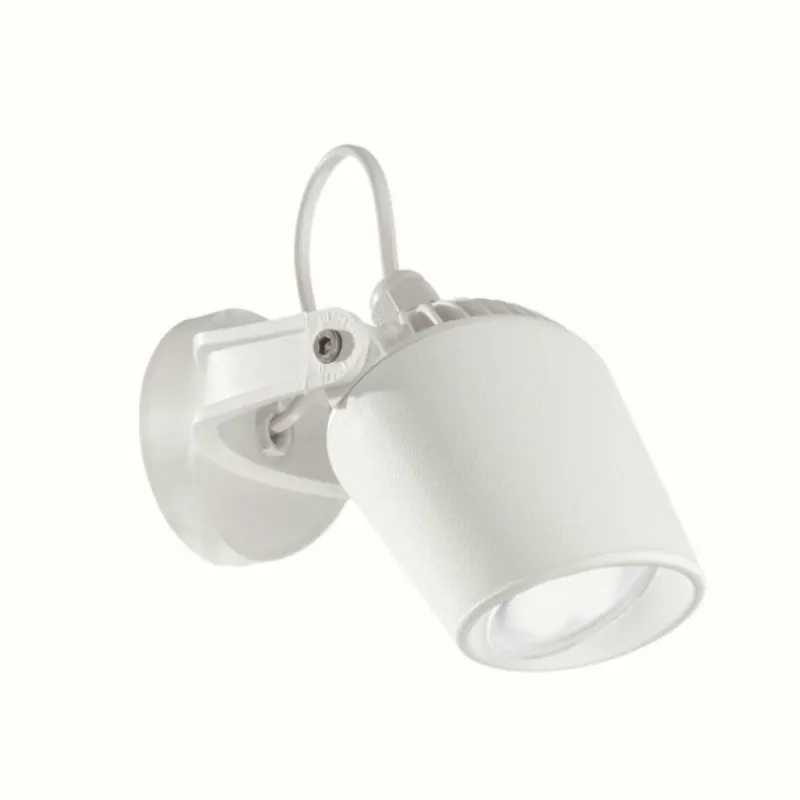 Luminaires Ideallux Applique murale d'extérieur Ideal Lux MINITOMMY Blanc, 1 lumière