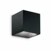Luminaires Ideallux Applique murale d'extérieur Ideal Lux RUBIK LED Noir, 1 lumière
