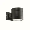 Luminaires Ideallux Applique murale d'extérieur Ideal Lux SNIF Noir, 1 lumière