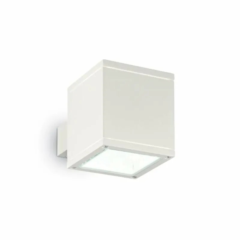 Luminaires Ideallux Applique murale d'extérieur Ideal Lux SNIF Blanc, 1 lumière