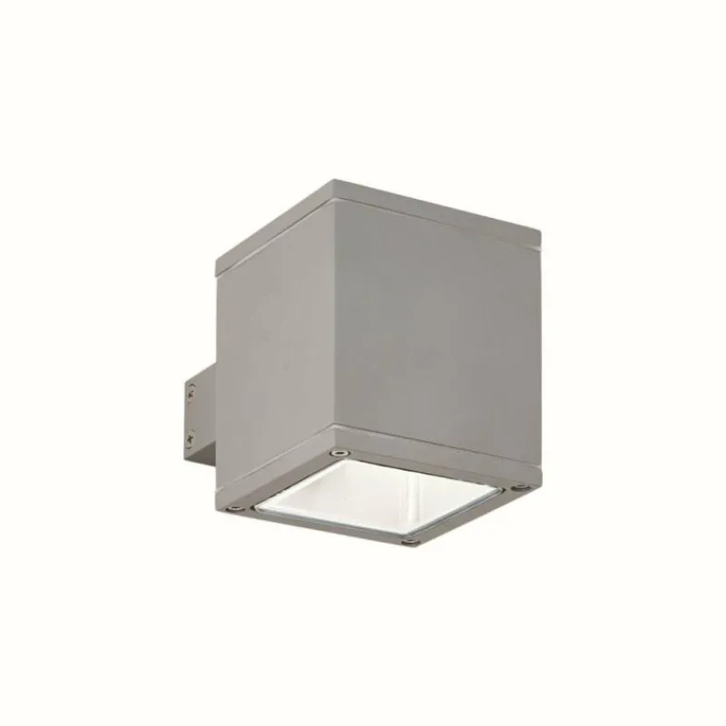 Luminaires Ideallux Applique murale d'extérieur Ideal Lux SNIF Gris, 1 lumière