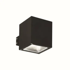 Luminaires Ideallux Applique murale d'extérieur Ideal Lux SNIF Noir, 1 lumière
