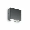Luminaires Ideallux Applique murale d'extérieur Ideal Lux TETRIS Anthracite, 1 lumière