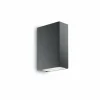 Luminaires Ideallux Applique murale d'extérieur Ideal Lux TETRIS Anthracite, 2 lumières
