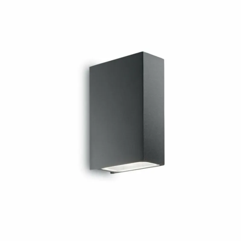 Luminaires Ideallux Applique murale d'extérieur Ideal Lux TETRIS Anthracite, 2 lumières