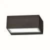 Luminaires Ideallux Applique murale d'extérieur Ideal Lux TWIN Noir, 1 lumière