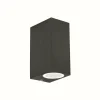 Luminaires Ideallux Applique murale d'extérieur Ideal Lux UP Anthracite, 2 lumières